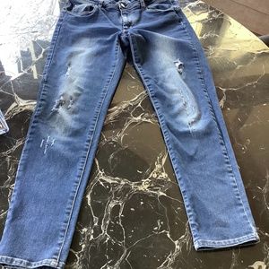 BLUE Les copains    Size 42  Capsule  Distressed denim